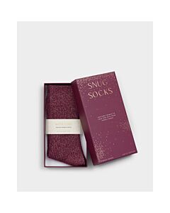 Katie Loxton Gift Boxed Sparkle Socks - Cherry
